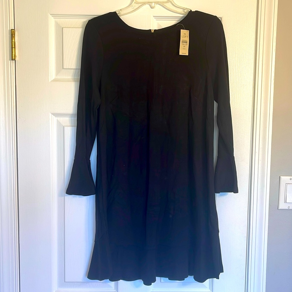 Never worn!! Black Loft dress